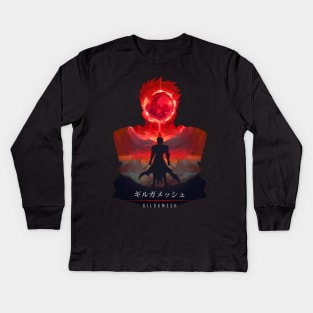 Gilgamesh - Bloody Illusion Kids Long Sleeve T-Shirt